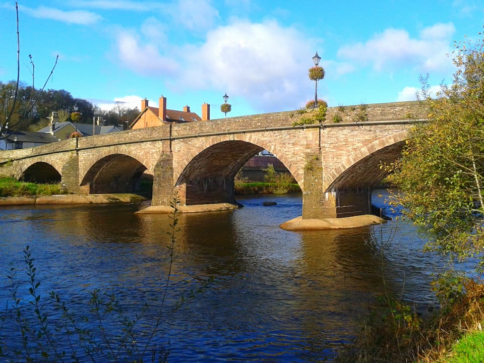 Usk Bridge by Dennis Davies